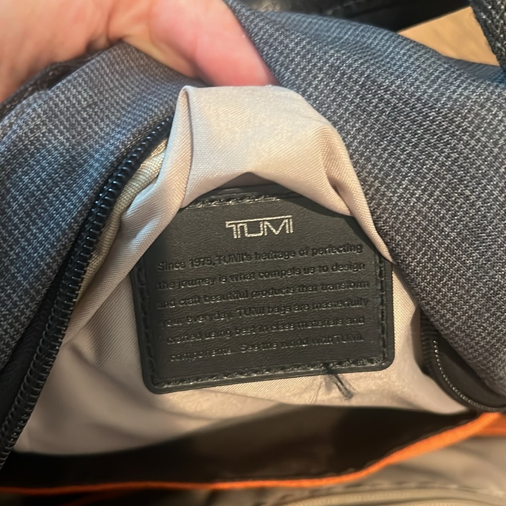 Tumi Gray Backpack With Structured Design And Dur… - image 2